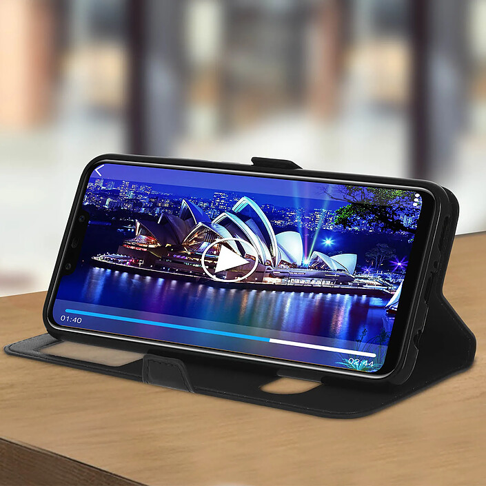 Acheter Avizar Housse pour Huawei Mate 20 lite Étui Double Fenêtre Coque Silicone