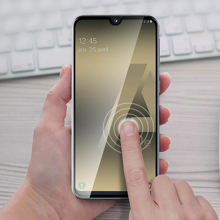 Avis Avizar Film Galaxy A20e Protège écran Verre trempé 9H Bords biseautés