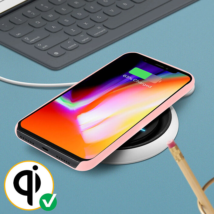 Avizar Coque pour iPhone XR Silicone Semi-rigide Mat Finition Soft Touch pas cher