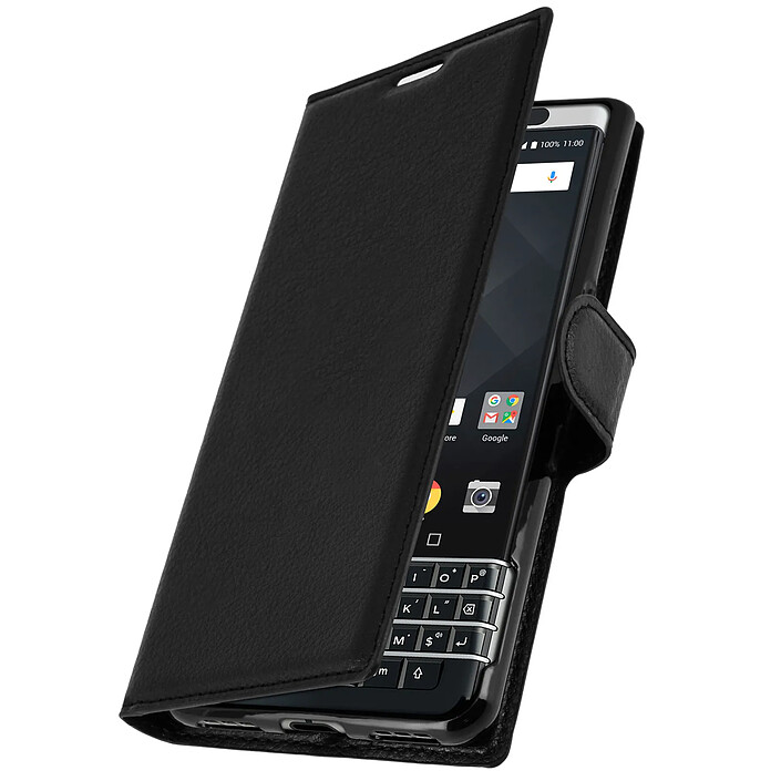 Avizar Étui Folio Clapet Portefeuille pour BlackBerry KEYone - Fonction support