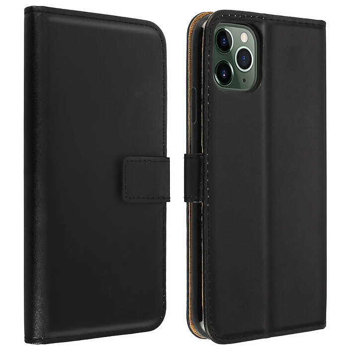 Avizar Housse pour iPhone 11 Pro Cuir Véritable Porte cartes Fonction Support Antichoc