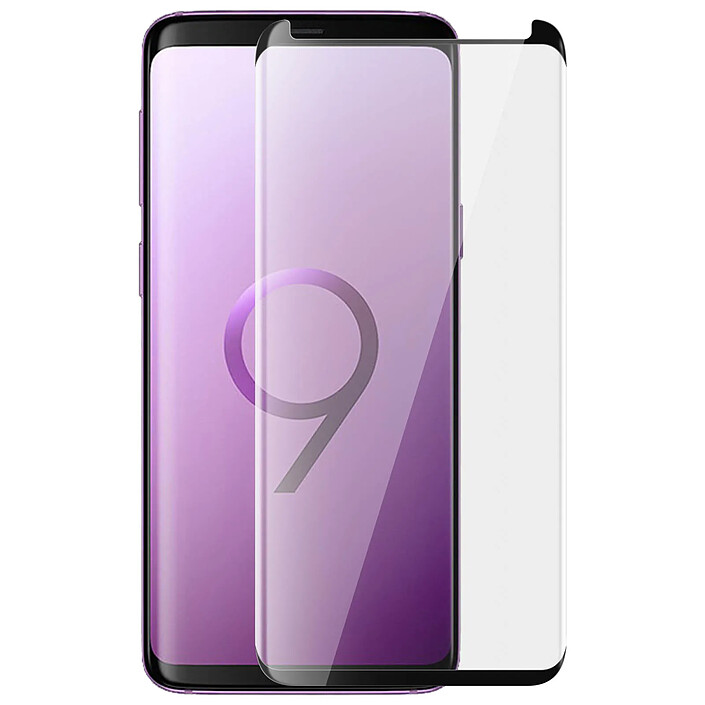 Avizar Film pour Samsung Galaxy S9 Coque pour Friendly Protection Verre Trempé incurvéss