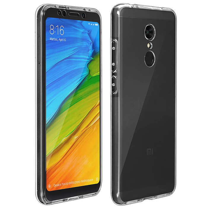Avizar Coque pour Xiaomi Redmi 5 Protection Silicone + Arrière Polycarbonate pas cher