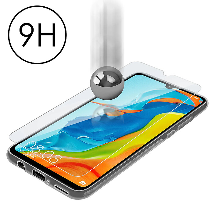 Avizar Coque Huawei P30 Lite Silicone Gel et Film Ecran Verre Trempé pas cher