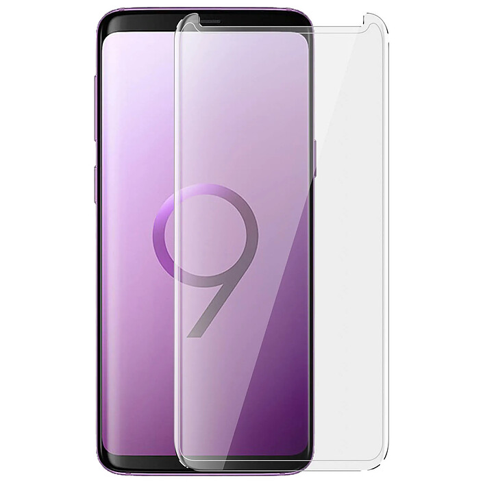 Avizar Film Galaxy S9 Coque Friendly Protection verre trempé incurvés