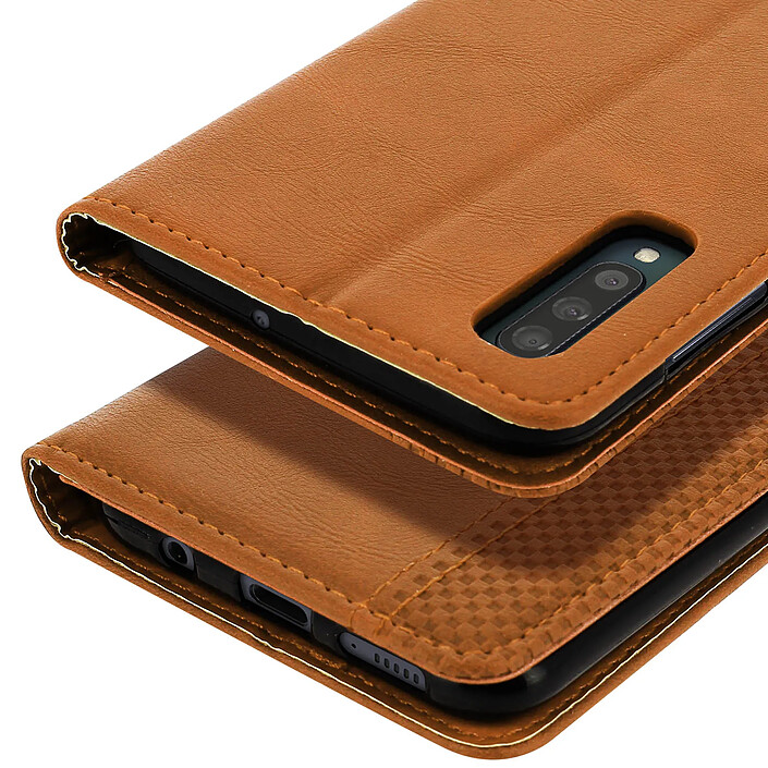 Avizar Housse pour Samsung Galaxy A50 Étui Coque Effet Vieilli Porte-cartes Support pas cher