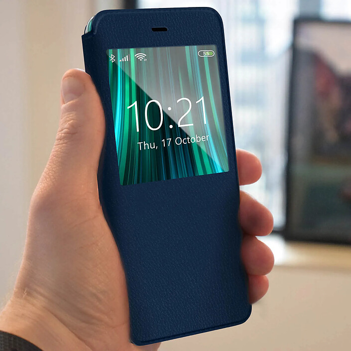 Avizar Étui Xiaomi Redmi Note 8 Pro Fenêtre d'affichage Protection Intégrale pas cher