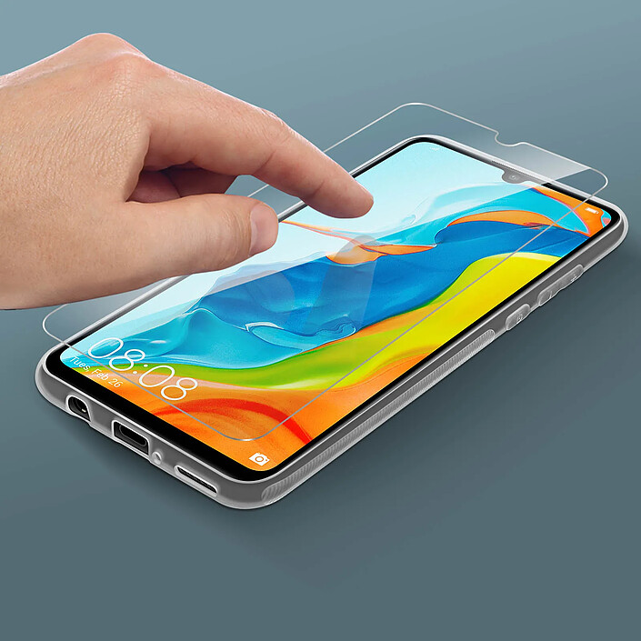 Avis Avizar Coque Huawei P30 Lite Silicone Gel et Film Ecran Verre Trempé