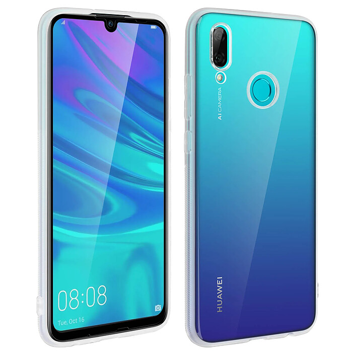 Avizar Coque Huawei P Smart 2019 / 2020 / Honor 10 Lite Silicone Film Verre Trempé noir