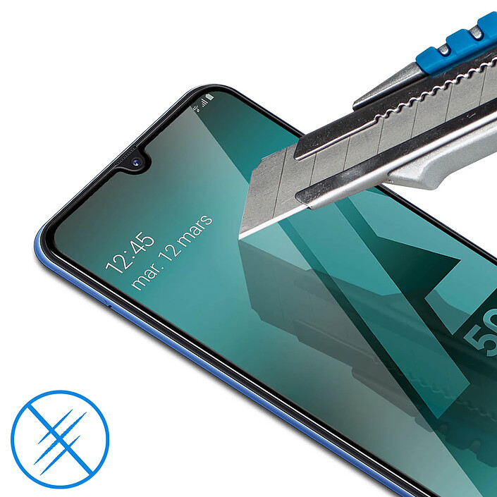 Avizar Film pour Samsung Galaxy A50 Protection Écran Verre Trempé Bords Biseautés pas cher