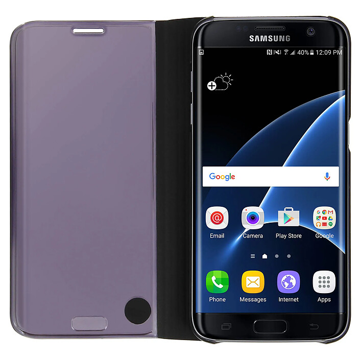 Avis Avizar Étui pour Samsung Galaxy S7 Edge Housse Clapet Flip Cover Miroir - Fonction Stand