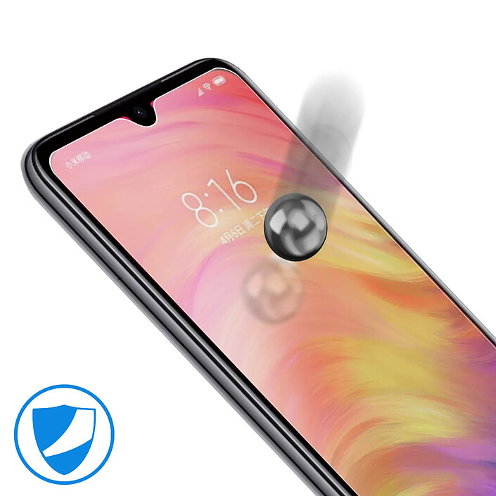 Avizar Film pour Redmi Note 7 Protection Écran Verre trempé 9H Antichoc pas cher