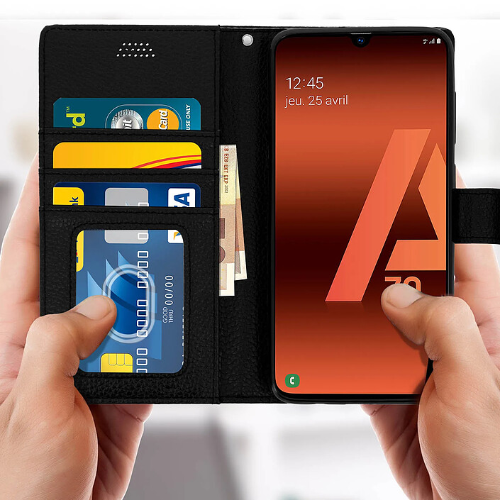 Avis Avizar Housse pour Samsung Galaxy A70 Étui Protection Fonction Support Porte-carte