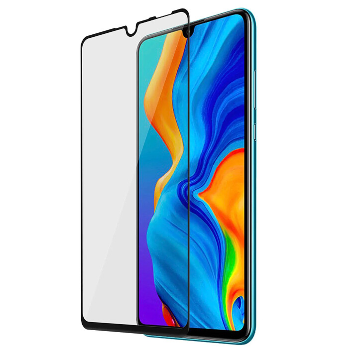Avizar Film Écran Huawei P30 Lite Verre Trempé 9H Biseauté 3D Noir