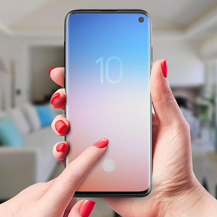 Avis Avizar Film Samsung Galaxy S10 Protection Ecran Latex Flexible