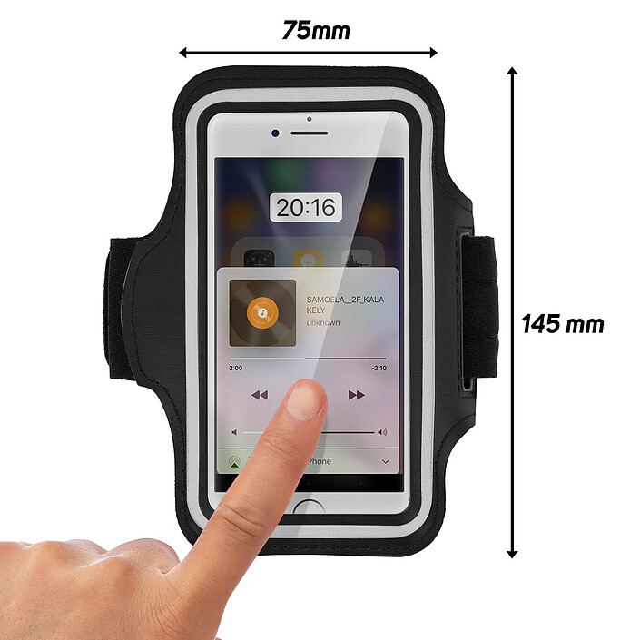 Acheter Avizar Brassard Sport pour Smartphone 5.2" Surface tactile Néoprène Lanière Scratch