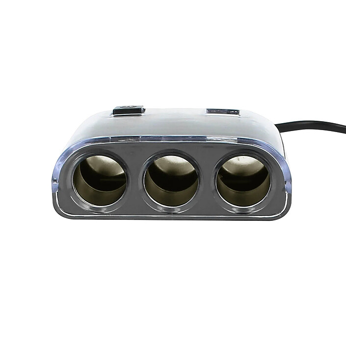 Avizar Multiprise allume-cigare Répartiteur 3x Prises allume-cigare + 2x Prises USB pas cher