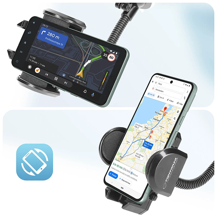 Acheter Avizar Support Voiture Smartphone Pare-Brise Bras flexible Orientable 360°