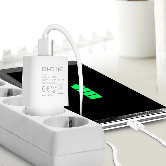 Acheter Avizar Pack 3 en 1 Chargeur Secteur 2.1A Chargeur Voiture 2.1A et Câble Micro-USB