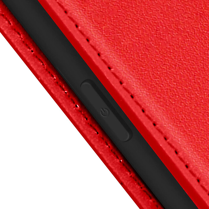 Acheter Avizar Étui pour Oppo A9 2020 Porte-carte Support Vidéo Clapet Magnétique Rouge