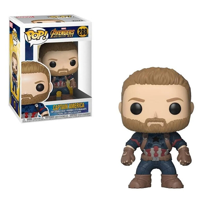 Avengers Infinity War - Figurine POP! Captain America 9 cm
