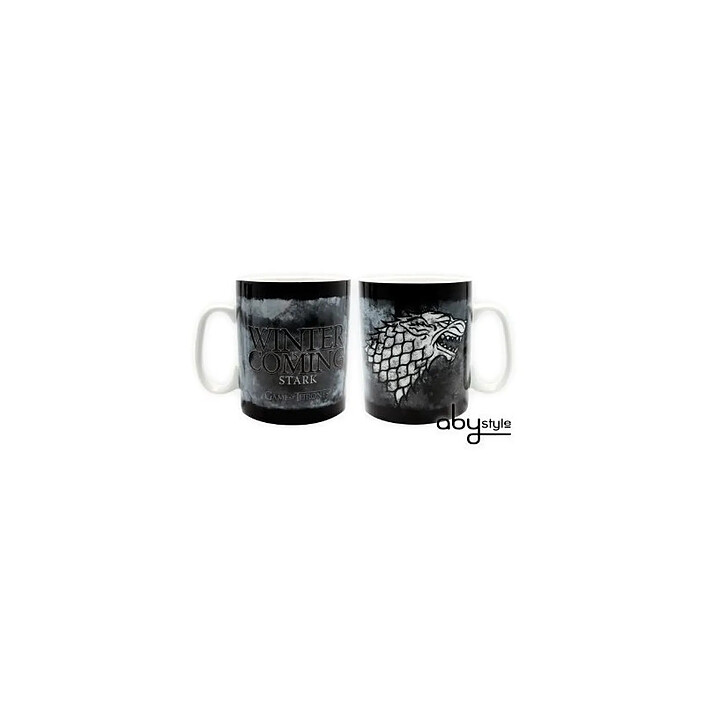 GAME OF THRONES - Mug - 460 ml - Stark - porcl. avec boîte