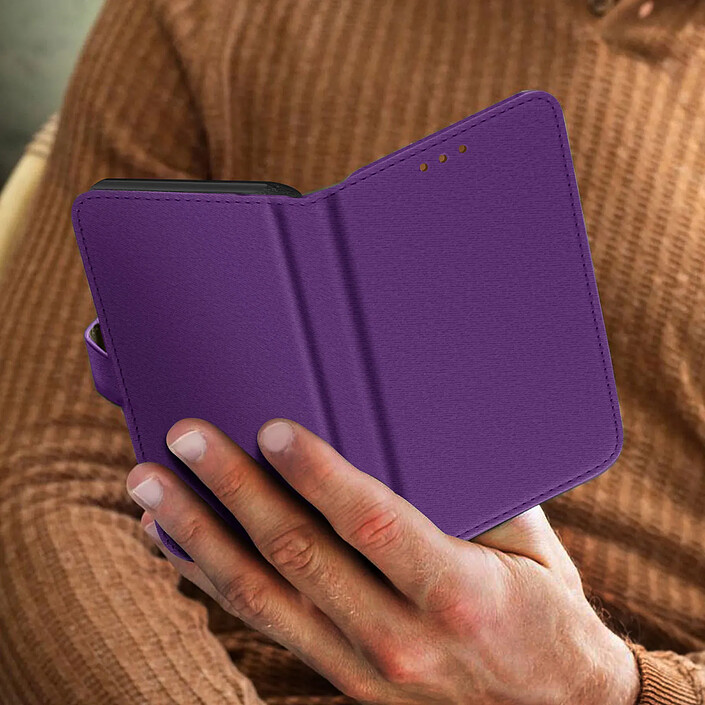 Avizar Étui pour Smartphone 5,31 à 5,8 Pouces Tissu Denim Portefeuille Coulissant pas cher
