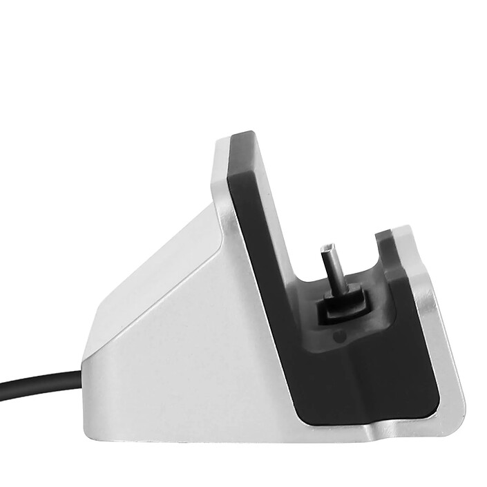 Avizar Station d'accueil pour Smartphone Charge & Synchro connecteur USB Type C Argent pas cher