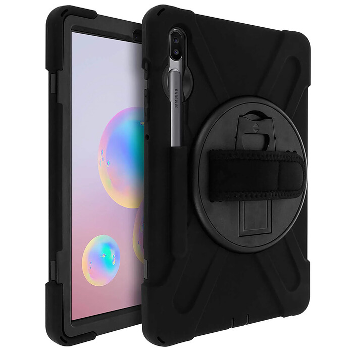 Avizar Coque pour Samsung Galaxy Tab S6 10.5 Hybride Poignée Rotative Béquille Support