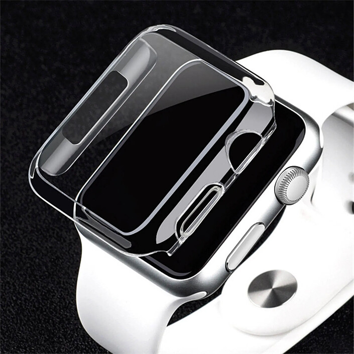 Avis Avizar Coque Apple Watch 40mm Protection Ecran Silicone Anti-rayures Transparent