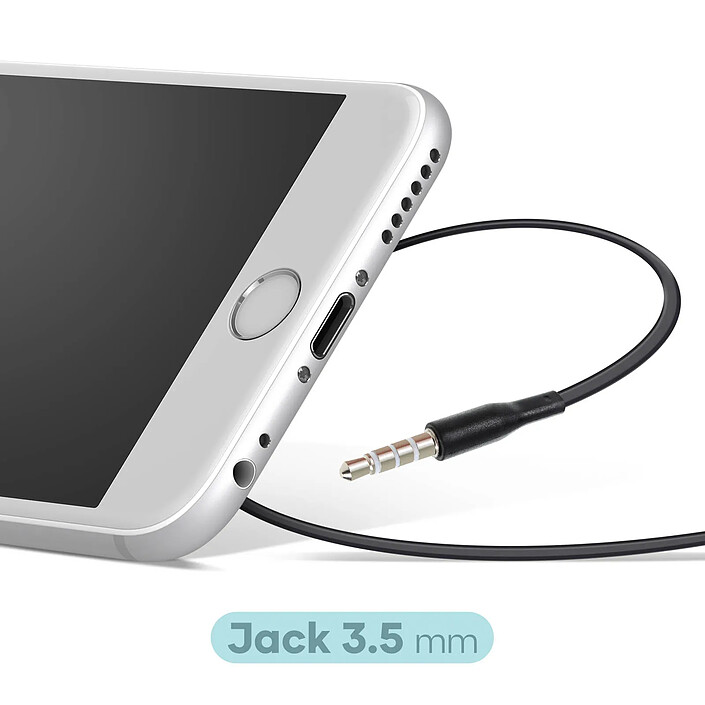 Avis Écouteurs Filaires Jack 3.5mm Son Clair Micro et Télécommande Câble Plat Noir