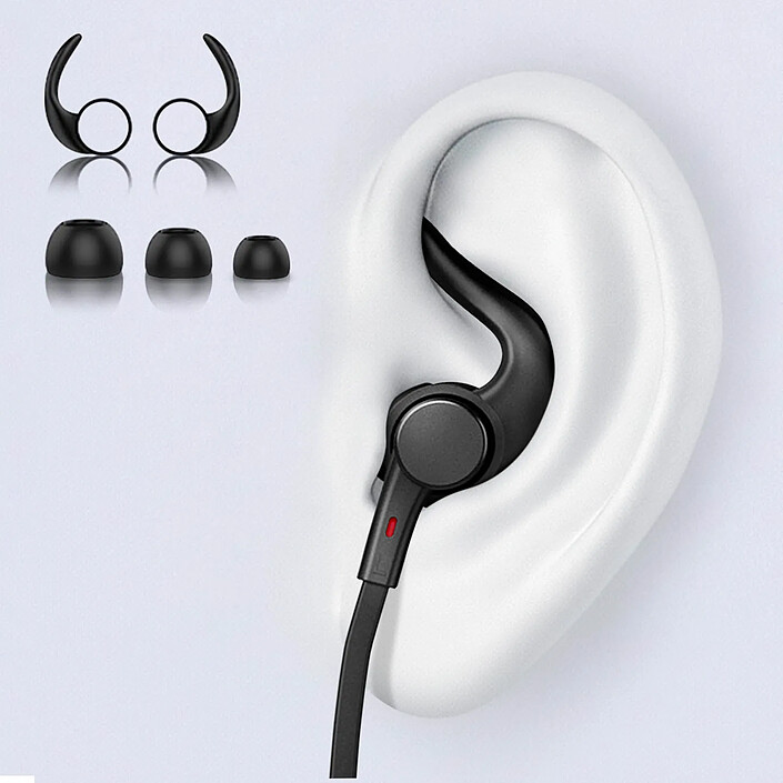 Acheter Écouteurs intra-auriculaires Bluetooth Magnétiques Télécommande et Micro Noir