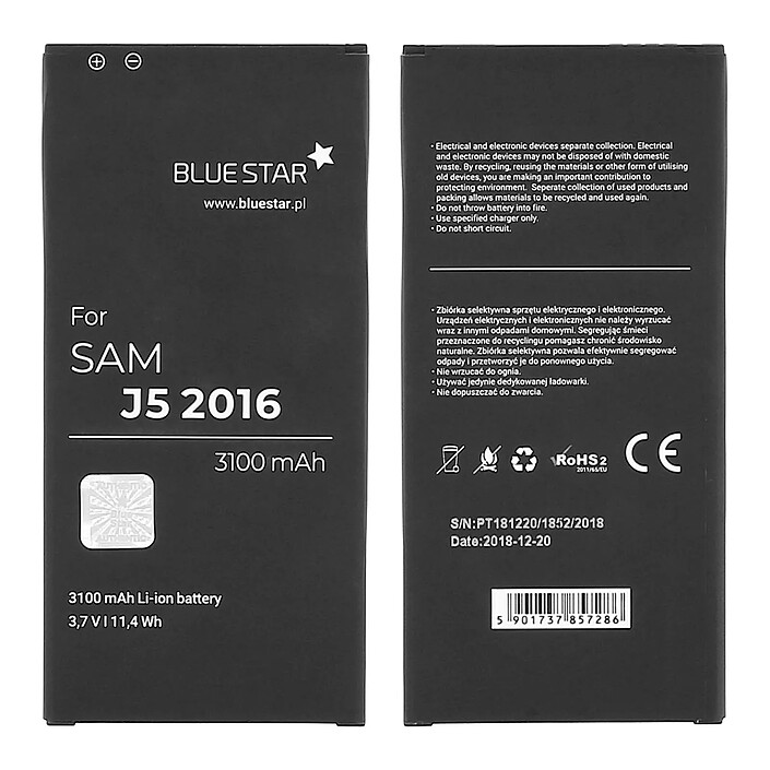 Acheter Avizar Batterie Compatible pour Samsung Galaxy J5 2016 - 3100mAh B011795N8Q