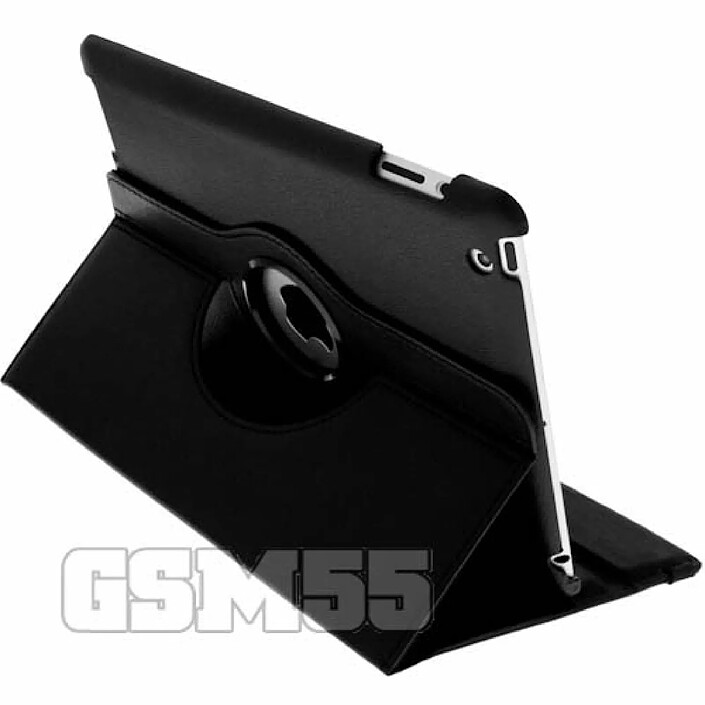 Avizar Housse Noir pour Apple iPad 2, 3 et 4 - Fonction support video pas cher