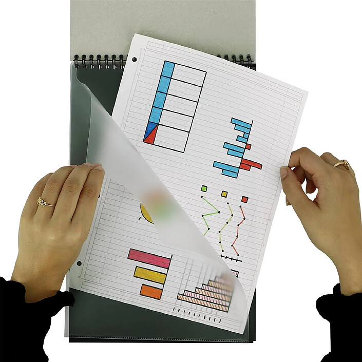 Avis OXFORD bloc spirale 'Easynotes' A4+ connecté scribzee 160 pages seyes coloris aléatoire
