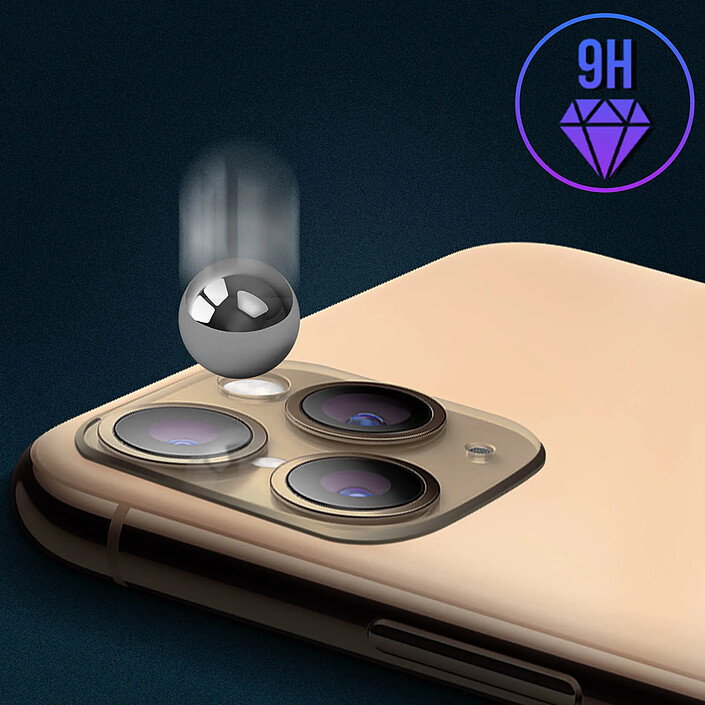 Avizar Faux Appareil Photo pour iPhone 11 Pro Autocollant Protège Caméra en Verre pas cher