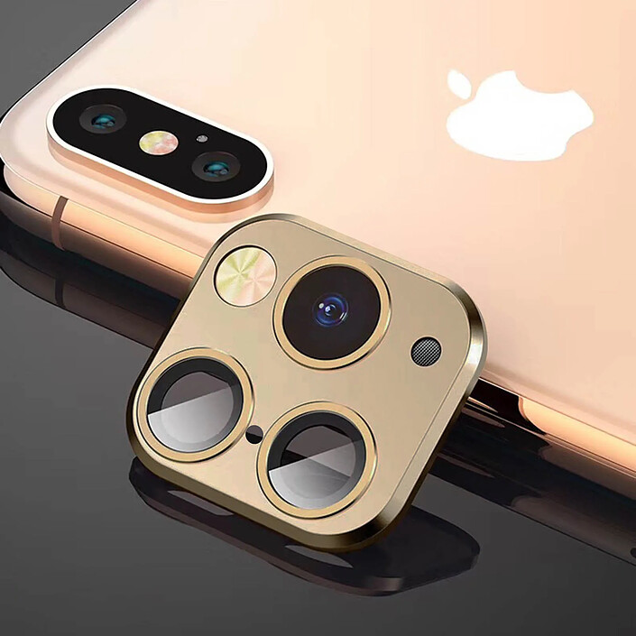 Avis Avizar Faux Appareil Photo pour iPhone 11 Pro Autocollant Protège Caméra en Verre