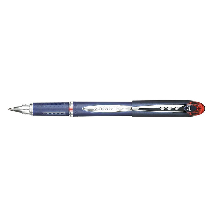 UNI-BALL Roller encre Jetstream SX217 avec grip pointe fine 0,7mm rouge