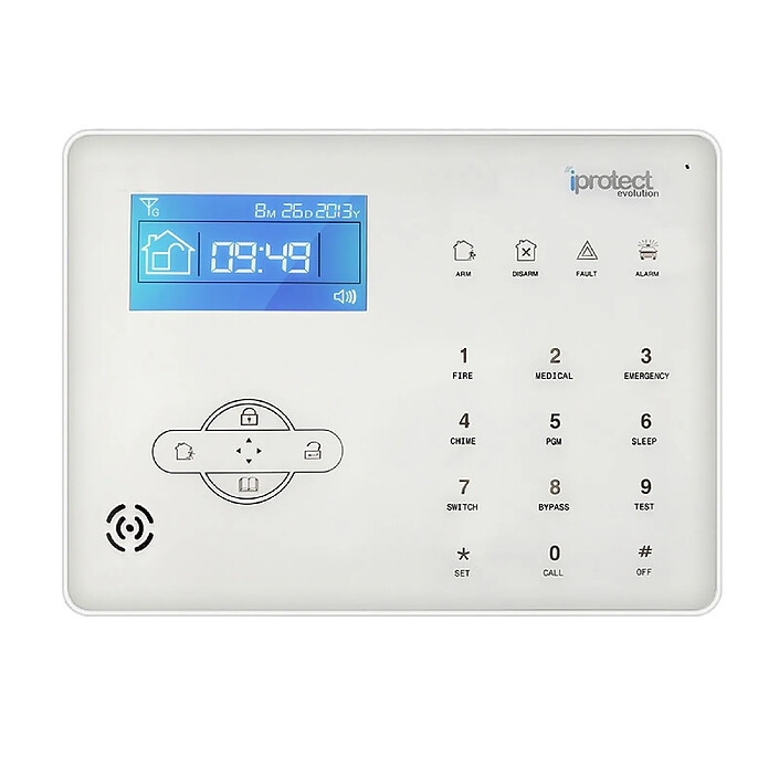 Acheter Iprotect Evolution - Kit 01 Alarme maison GSM avec centrale tactile