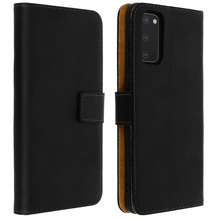 Avizar Housse pour Samsung Galaxy S20 Cuir Véritable Porte cartes Support
