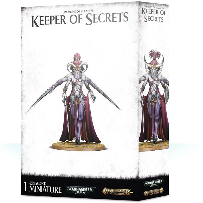 Warhammer AoS & 40k - Daemons Of Slaanesh Keeper of Secrets