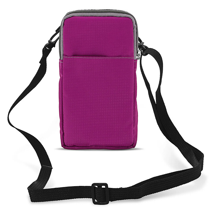 Avizar Étui Ceinture pour Smartphone Passant Ceinture Mousqueton Lanière 2 Poches