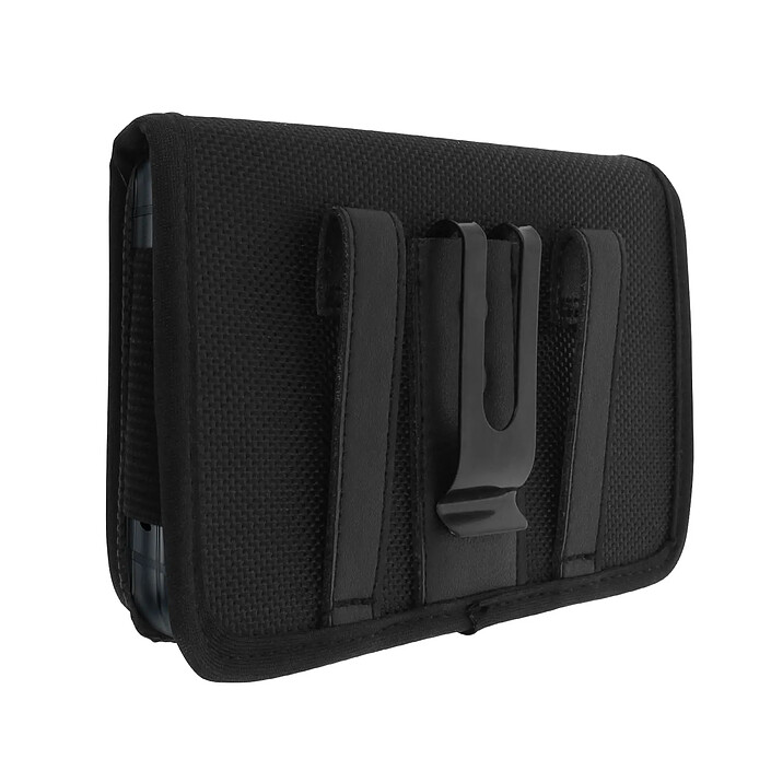 Avizar Étui Ceinture Universel Taille XL Fixation Clip & Passant Fermeture Scratch Noir