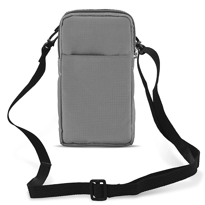 Avizar Étui Ceinture pour Smartphone Passant Ceinture Mousqueton Lanière 2 Poches