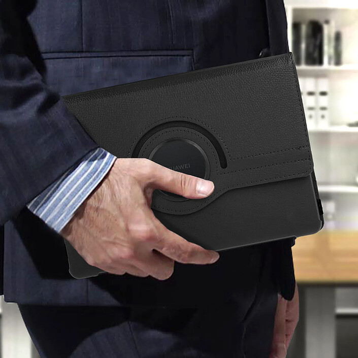 Avis Avizar Étui pour Huawei Mediapad T5 10'' Housse Intégrale Support Rotatif 360° Noir
