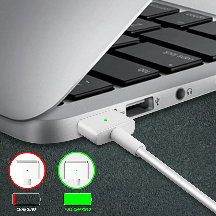 Acheter Avizar Chargeur Secteur pour MacBook Air 2ème génération MagSafe 2 45W Magnétique Blanc