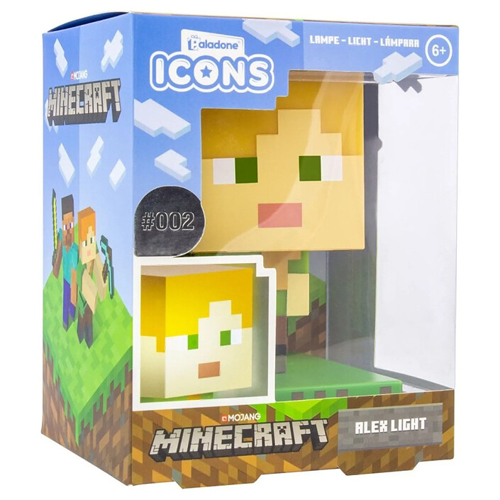 Avis Minecraft - Veilleuse 3D Icon Alex