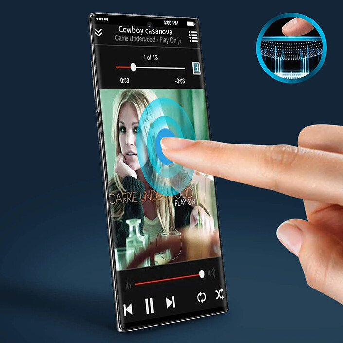 Avizar Film Galaxy Note 10 Plus Verre Trempé Incurvé pas cher