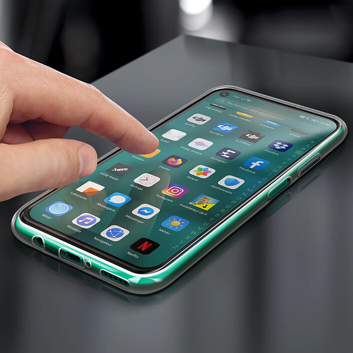 Acheter Avizar Coque Huawei P40 Lite Rigide & Film Écran Verre Trempé 9H