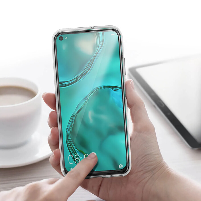 Avizar Coque Huawei P40 Lite Rigide & Film Écran Verre Trempé 9H pas cher
